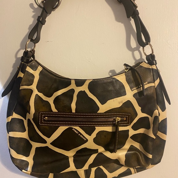 Dooney & Bourke giraffe print leather bag - Picture 2 of 5